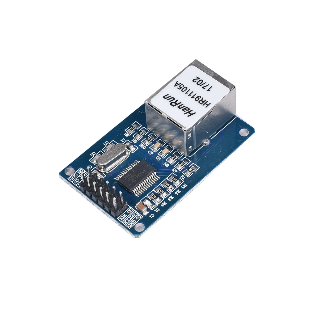 Мини ENC28J60 Ethernet LAN сетевой модуль для Arduino 51 Кристалл AVR SPI PIC STM32 LPC 3 V в