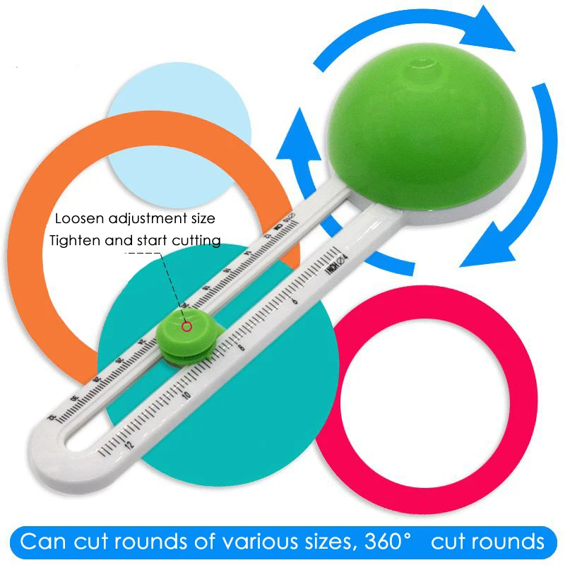 Простой Циркулярный резак для бумаги A4 ручной круглый офисные принадлежности diy