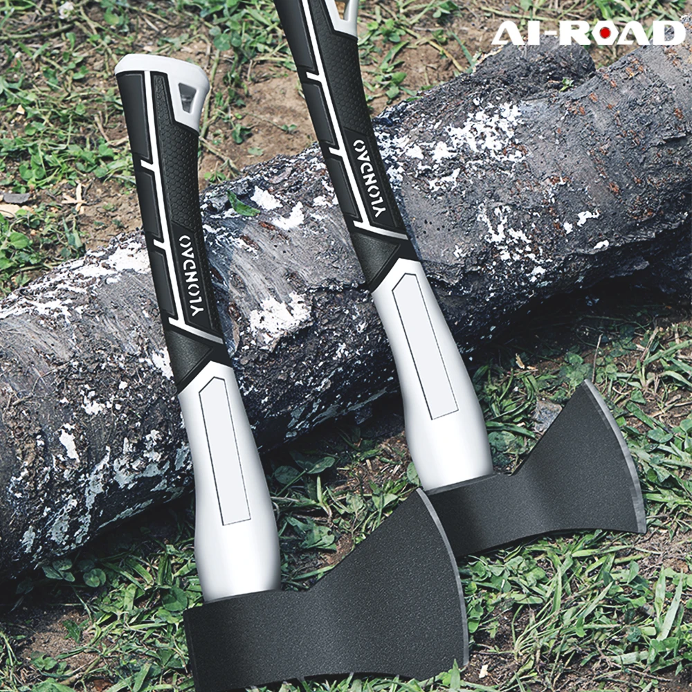 

AI-ROAD Fire Axe Outdoor Hunting Camping Equipment Logging Mountain Survival Axe Tomahawk Army Tactical Hatchet Axe Hand Tool