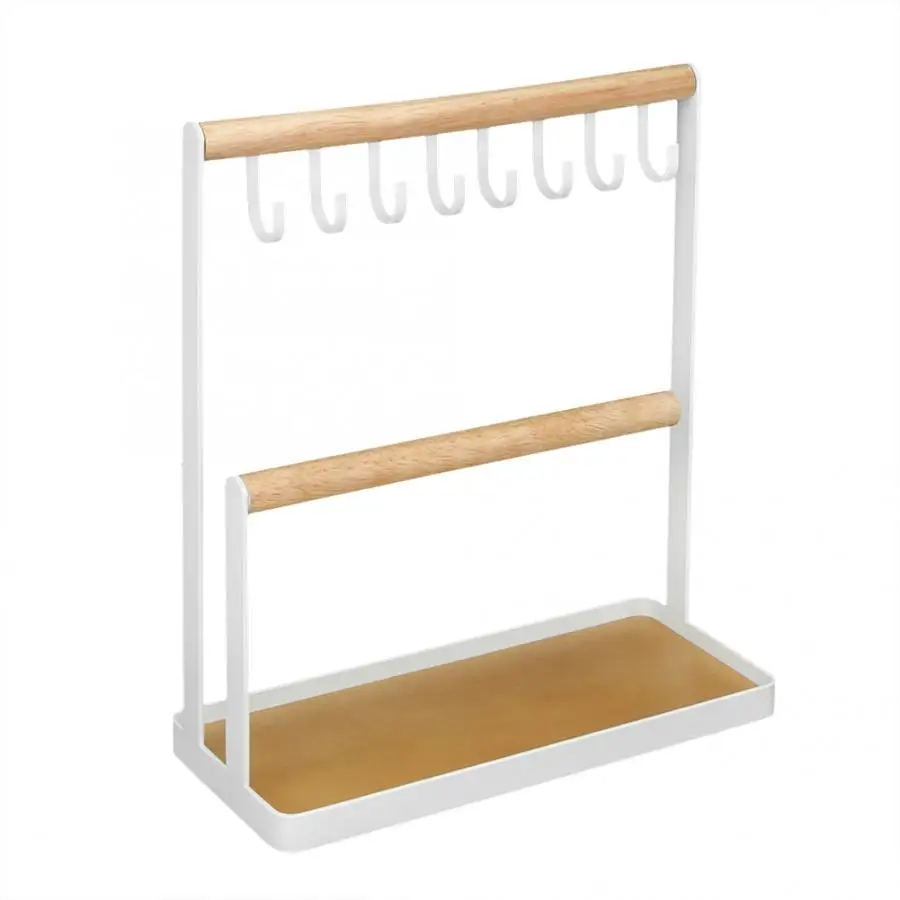 2 уровня органайзер для ювелирных изделий настольный браслет ожерелье стеллаж