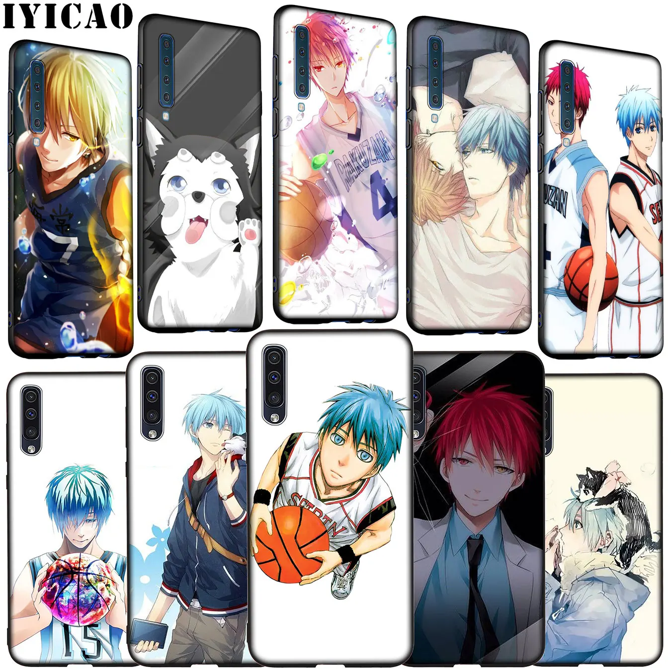 Чехол IYICAO Kuroko No для баскетбола Мягкий силиконовый чехол Samsung Galaxy A70 A60 A50 A40 A30 A20 A10 M10