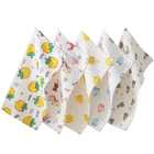 34х75 см детское полотенце из хлопка с пышной 6-слойной юбкой Детский комплект для новорожденных ручной купальное полотенце для мытья посуды для детей детское полотенце для малышей с рисунком героев из мультфильмов, мягкое полотенце для лица