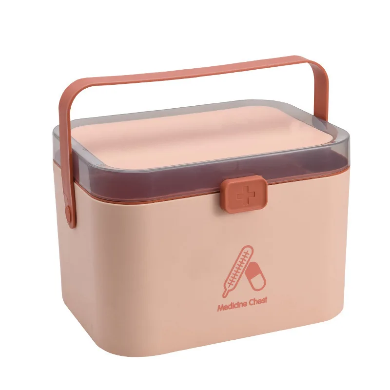 

Home Care Medicine Cabinet Plastic Storage Boxes Rectangle Storage Box Portable And Fashion Color Storage Boxes & Bins