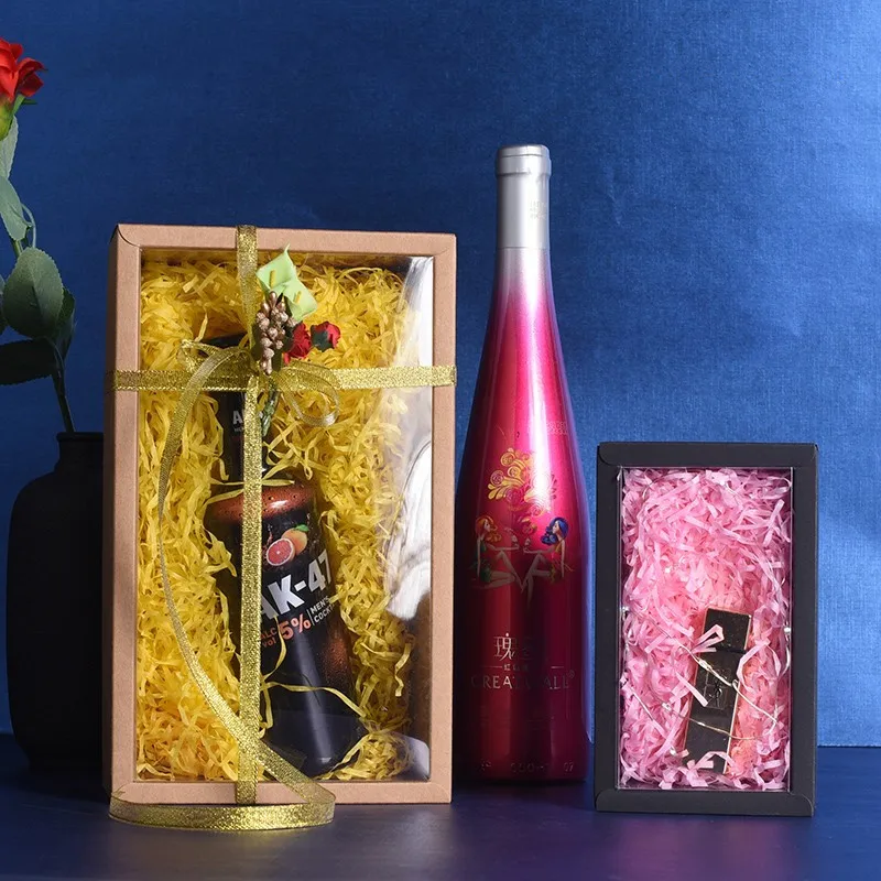 10 шт. картонная коробка из крафт-бумаги Прозрачная Обложка ПВХ | Дом и сад