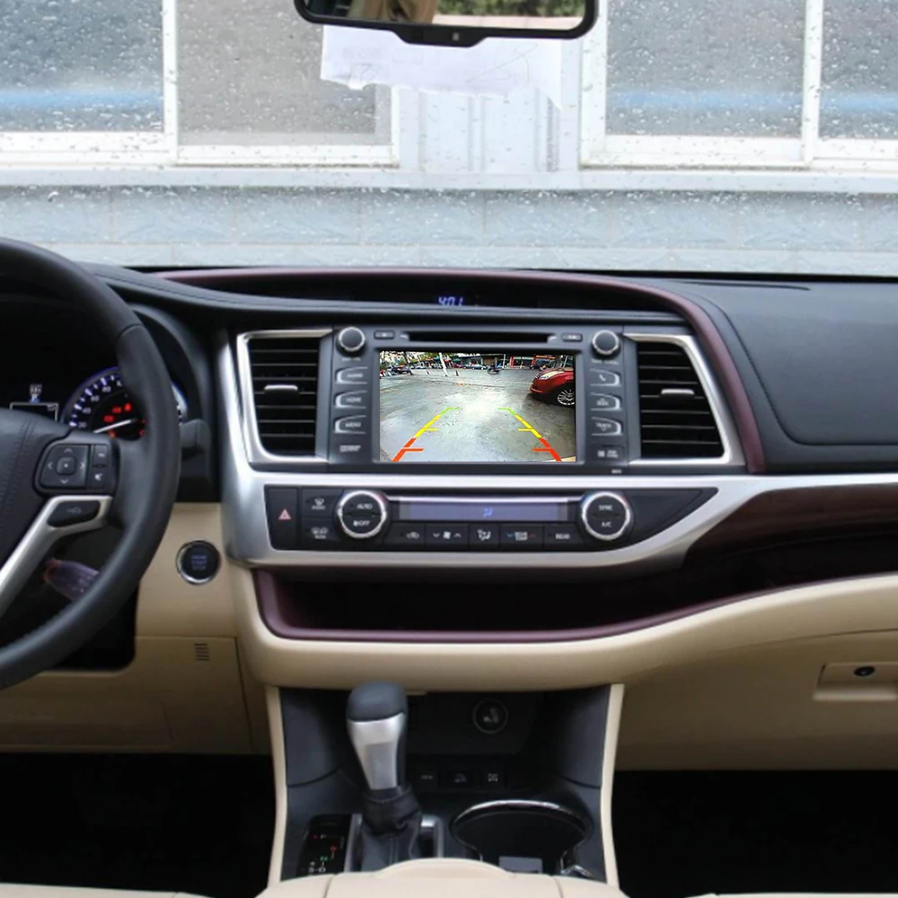 Автомобильный адаптер для камеры заднего вида с RCA кабелем Toyota Highlander Crown 14 S210