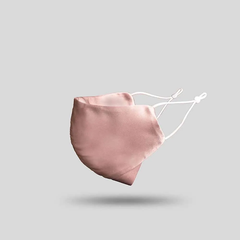 Модная женская маска шелковая противопылевая теплая цветная для взрослых