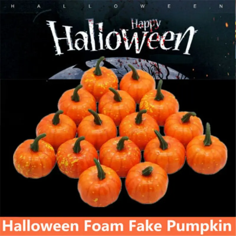 

Foam Artificial Mini Small Pumpkin Simulation DIY Handwork Halloween Decor
