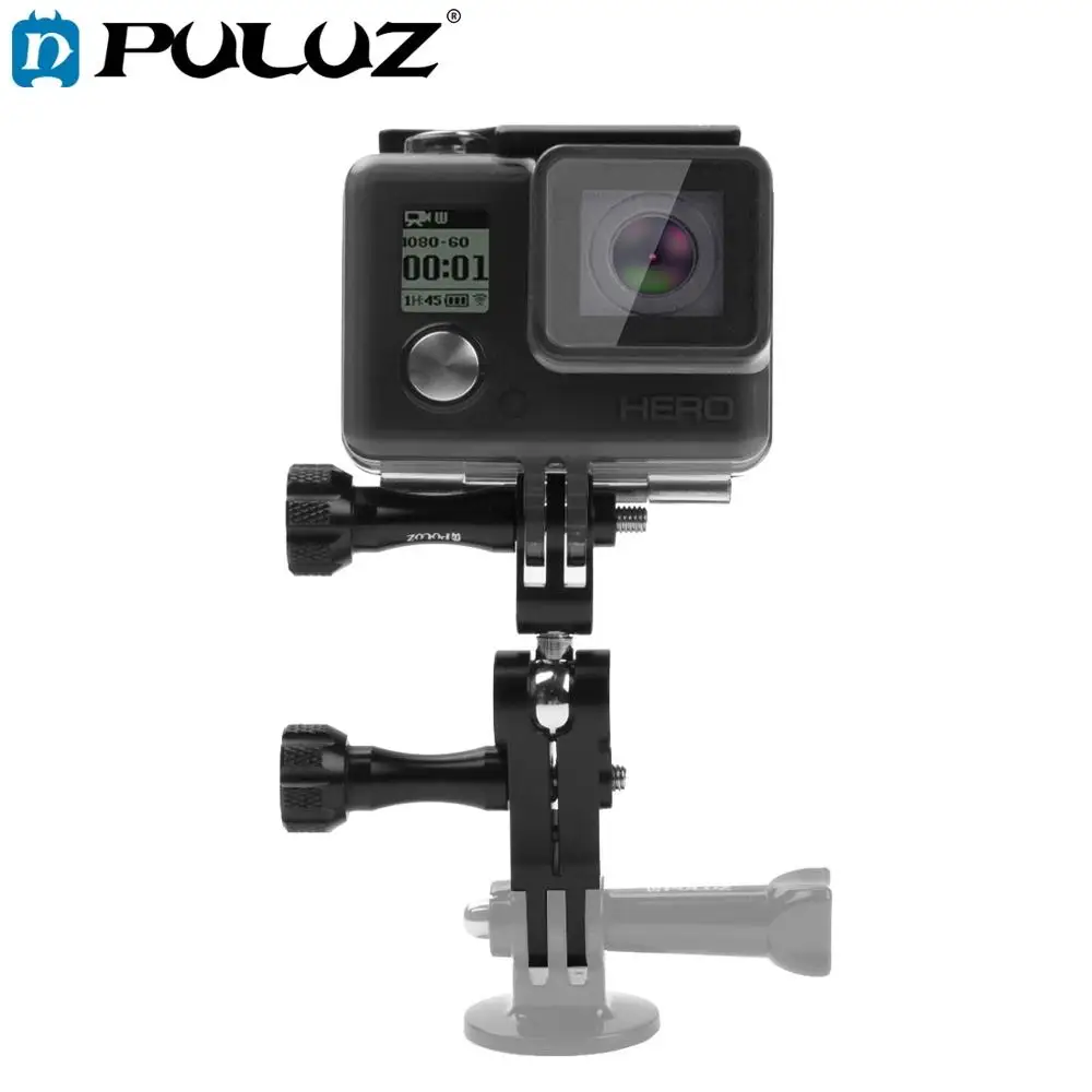 

PULUZ For GoPro Accessories CNC Aluminum Ball Joint Set Mount Adapter Holder for GoPro HERO7/6/5/DJI OSMO Action Cameras/Xiaoyi