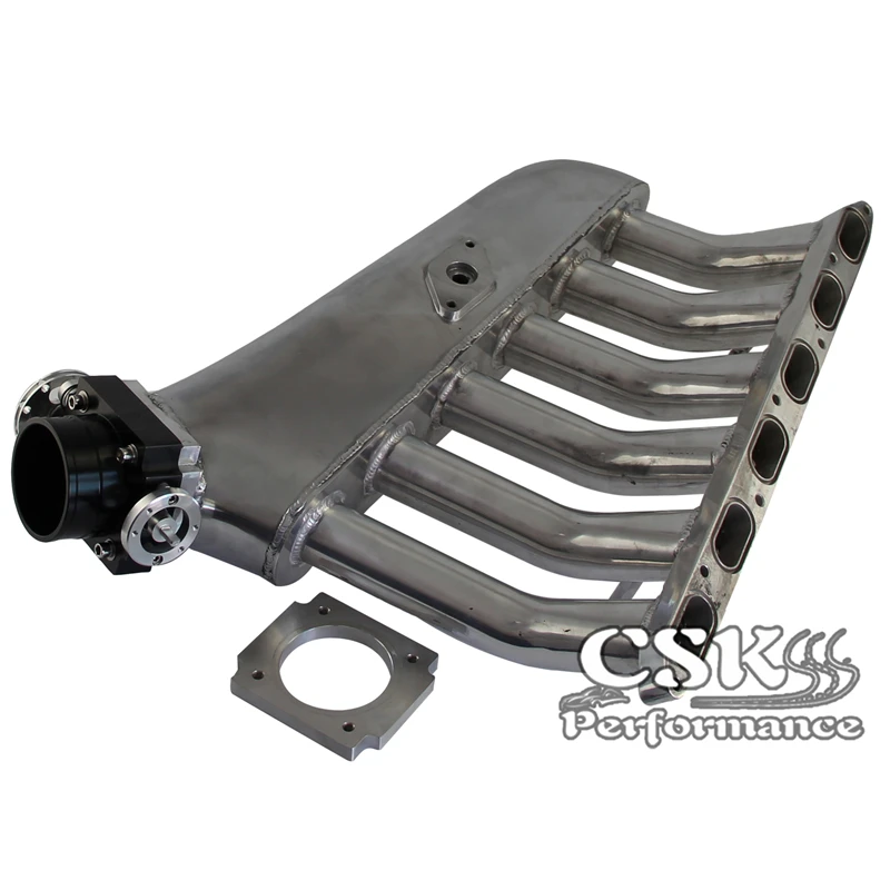 Впускной коллектор пленум + Универсальный VQ35TPS 80 мм корпус дроссельной заслонки