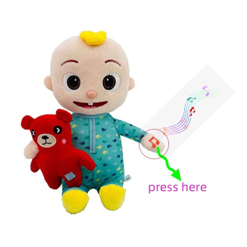 

2021 New Cocomelon Plush Toys Stuffed Super Baby Family CoCoMelon JJ Sister Dad Mum Educational Toys For children Christmas gift