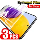 3 шт. гидрогель пленка для Samsung Galaxy A72 A52 A42 A32 A12 A02 5G4G Полное покрытие воды гель пленка процессором обработки изображений 72 защитная пленка не стекло