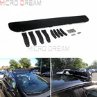 Универсальный автомобильный багажник на крышу, ветрозащитный спойлер, ветрозащитные обтекатели, черные грязеотталкивающие ветрозащитные дефлекторы для автомобильных багажников длиной 40 дюймов