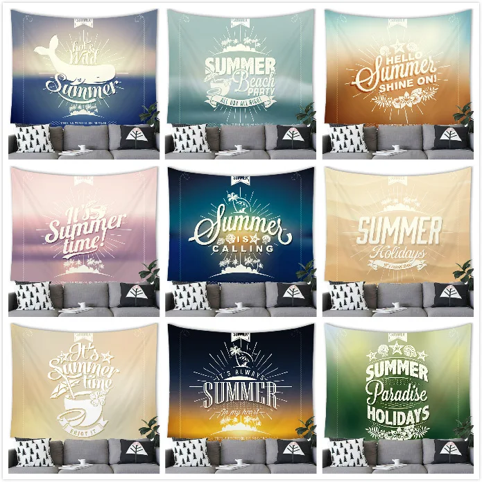 Оптовая продажа простые украшения серии с буквами на английском языке гобелен