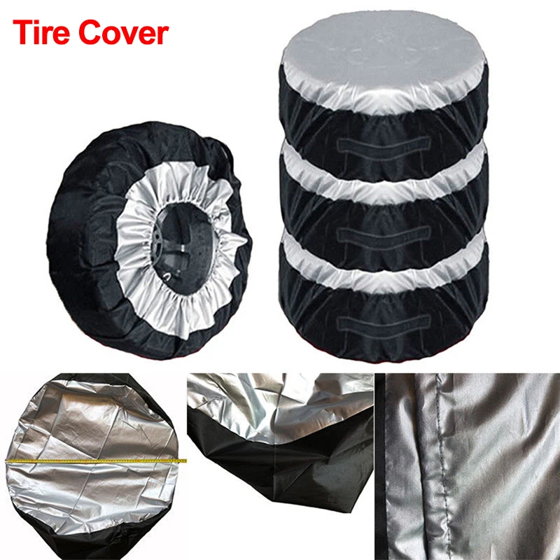 1 шт. чехол для автомобильных запасных шин из полиэстера|Принадлежности шин| |