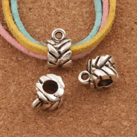 screw thread connectors bails beads 12 6x8 3mm 30pcs zinc alloy fit charm european bracelet l1600