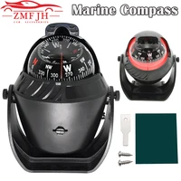 waterproof ip 67 sea pivoting marine compass with led light electronic boat compass for marine vehicle car positioning compass