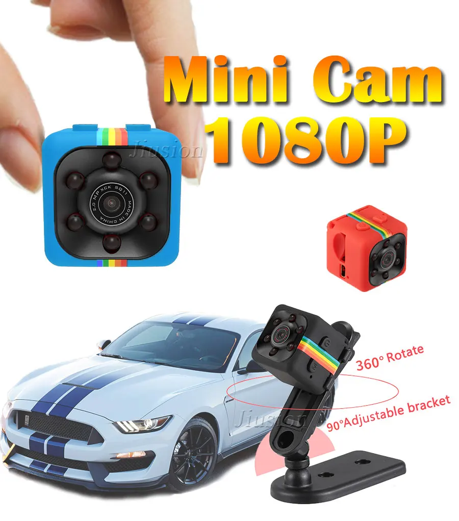 HD 1080P SQ11 мини Камера Espia безопасности Ночное видение видео DV DVR видеокамера