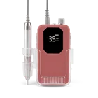 Беспроводная бесщеточная электрическая дрель для ногтей Octangle, 35000 обмин, набор сверл для маникюра, педикюра, перезаряжаемая батарея, беспроводная