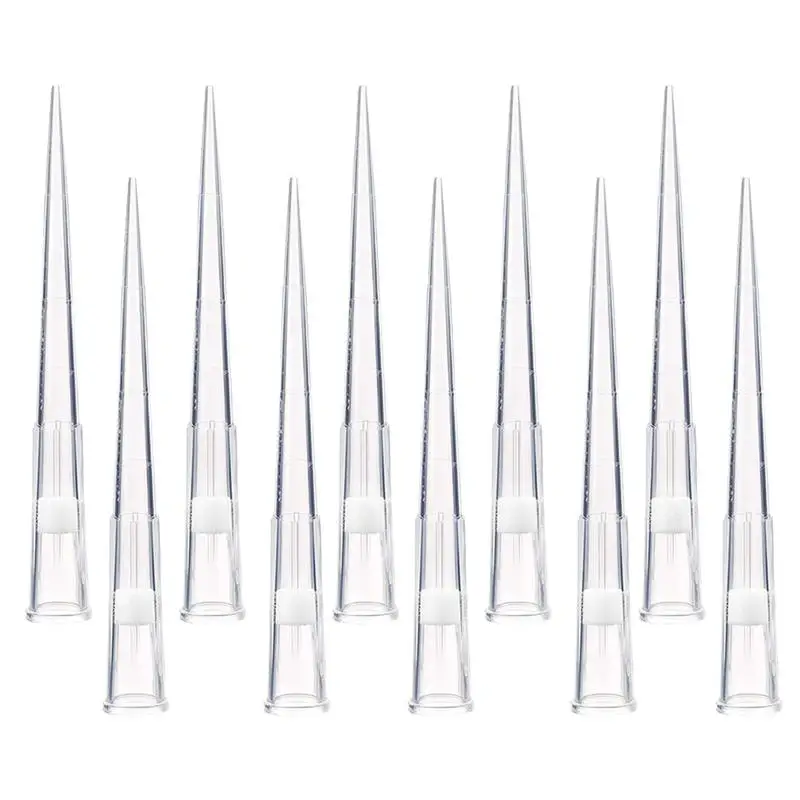 

500pcs Transparent Liquid Pipette Pipettor Tips Plastic Nozzle Tips Accessories