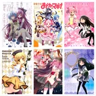 Аниме плакаты Puella Magi Madoka Magica, настенный плакат, Картина на холсте, настенные картины, картины, подарок для мальчиков, декор детской комнаты