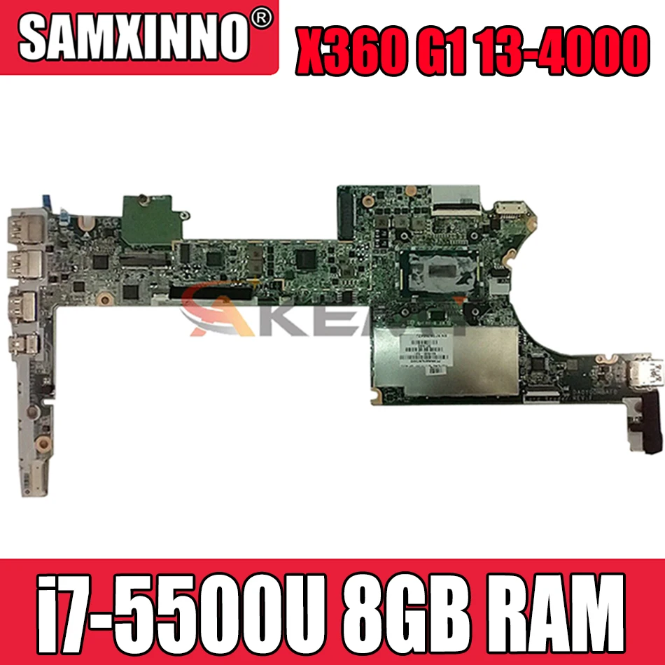 

For HP X360 G1 13-4000 Laptop Motherboard 801505-601 801505-501 801505-001 With i7-5500U CPU 8GB RAM DA0Y0DMBAF0 MB 100% Tested