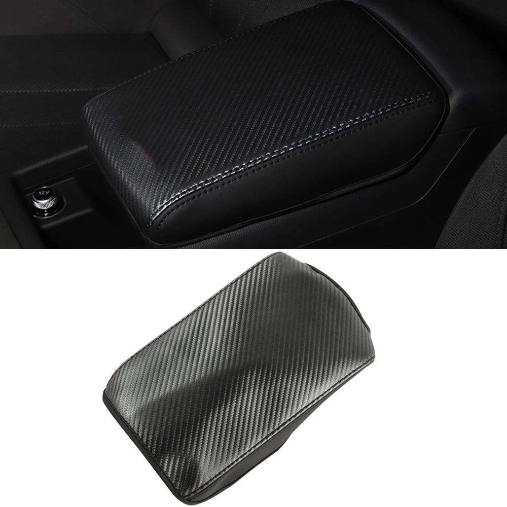 

For Audi A4 S4 RS4 A5 S5 RS5 2009-2021 Car Center Armrest Box Cover Protector PU Leather Mat Pad Cushion Interior Accessories