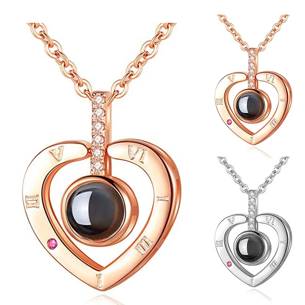 Женское Ожерелье Цепочка до ключицы подарки Выгравированные буквы проективный