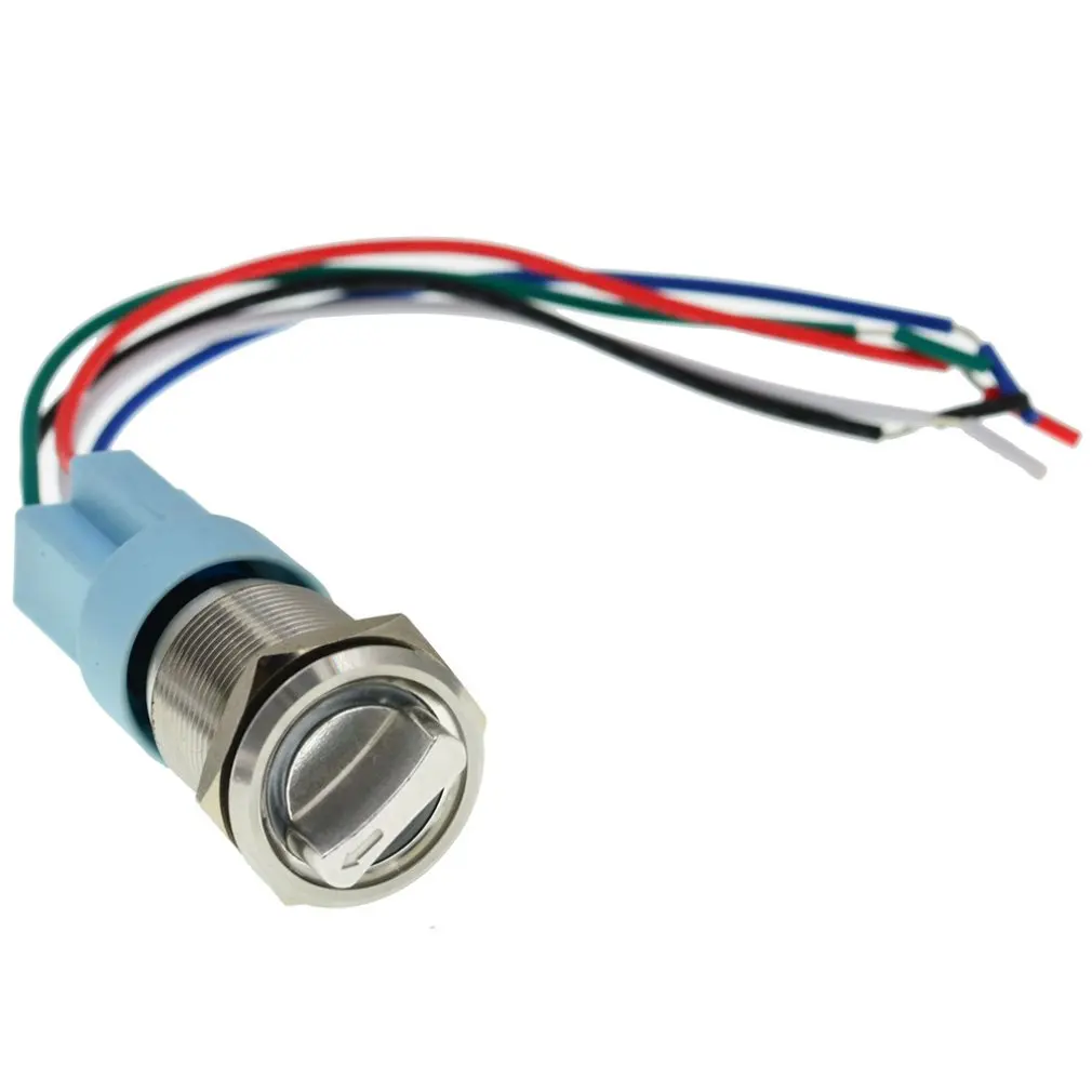 Прочный светодиодный переключатель из нержавеющей стали для мотоцикла ВКЛ ВЫКЛ