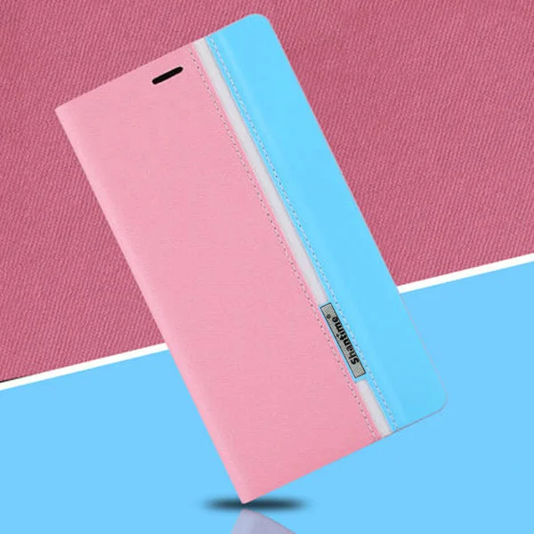 Pink Чехол-кошелек из искусственной кожи для TECNO Camon X, чехол-книжка для TECNO Camon X, чехол для бизнеса, Мягкий ТПУ силиконовый чехол-накладка - Цвет: Pink