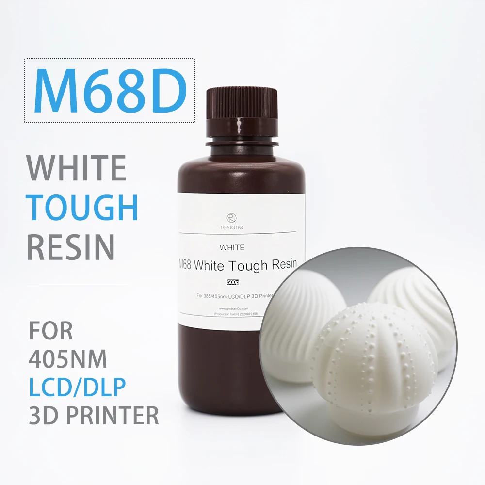 Resione 500g Жесткий Гибкий стоматологический литьевой смолы УФ 3d Phrozen Elegoo Mars Anycubic