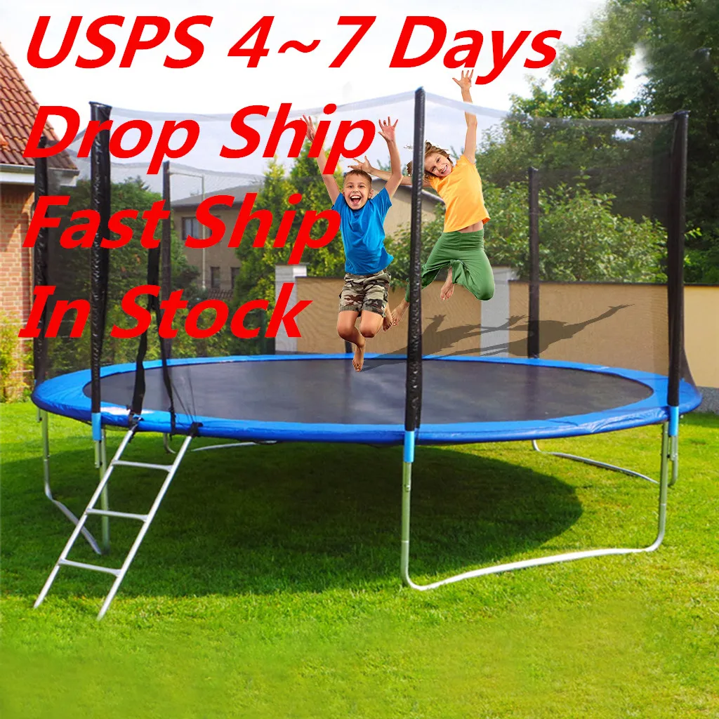 Батут для дома и детей профессиональный 12 футов с сеткой безопасности|Батуты| |