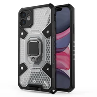 cool space capsule armor case for iphone 13 12 11 pro max mini 12pro protective case for iphone 13 12 pro ring holder back cover