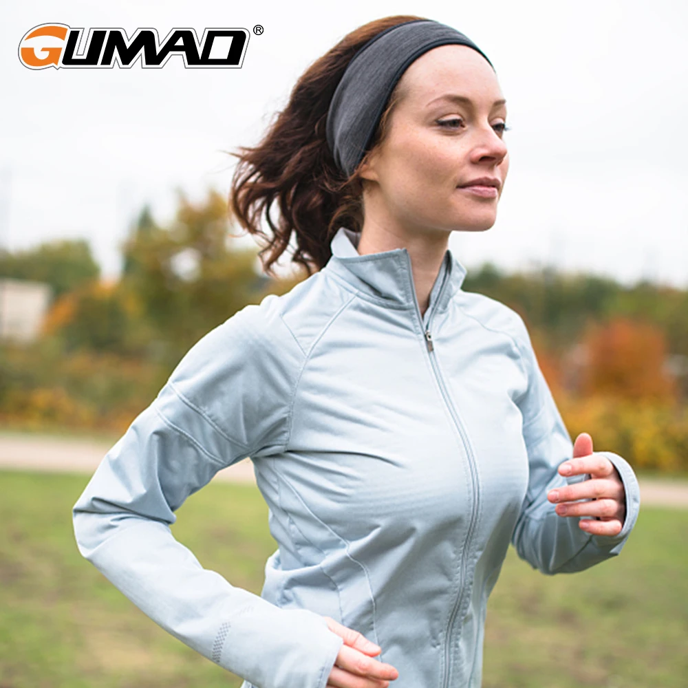 Женская флисовая повязка на голову для спорта открытом воздухе бега фитнеса йоги