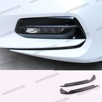 carbon fiber car front foglight fog light lamp trims chrome for honda accord 2018 2019 2020 2021 2022 sport 10 10th gen auto