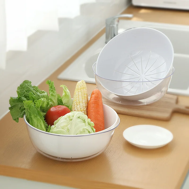 Бытовая двухслойная стиральная закрытый сеткой Слив Корзина Толстая