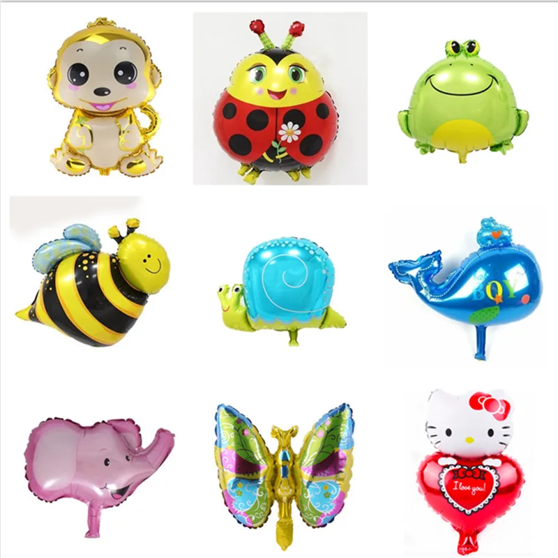 1 шт. 25*45 см Прекрасные воздушные шарики в виде животных день рождения Микки
