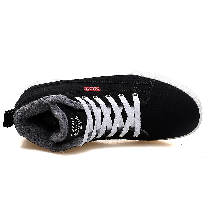 Зимняя обувь для влюбленных пар Высокая теплая Модная Мужская и женская