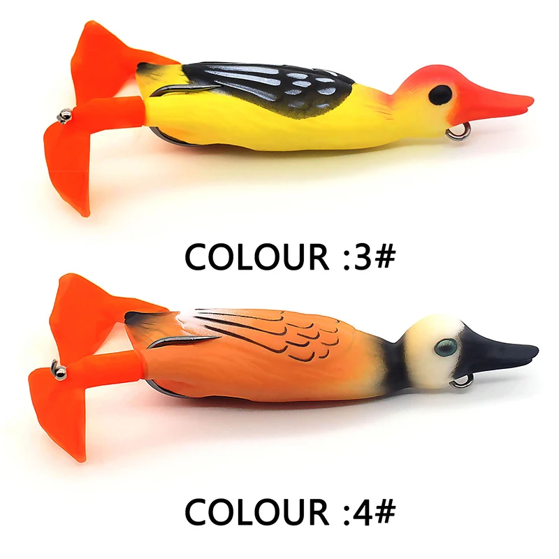 Плавающая утка искусственные приманки для рыбалки мягкие наживки воблеры 9 5 см 12g