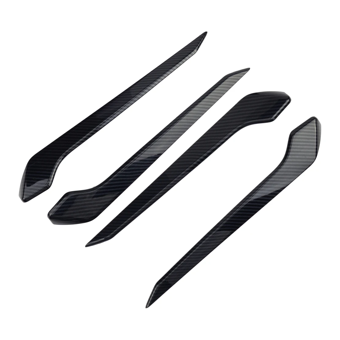 

40 cm ABS Carbon Fiber Style Car Interior Door Bowl Upper Strip Trim Moulding Fit For Toyota RAV4 2019 2020