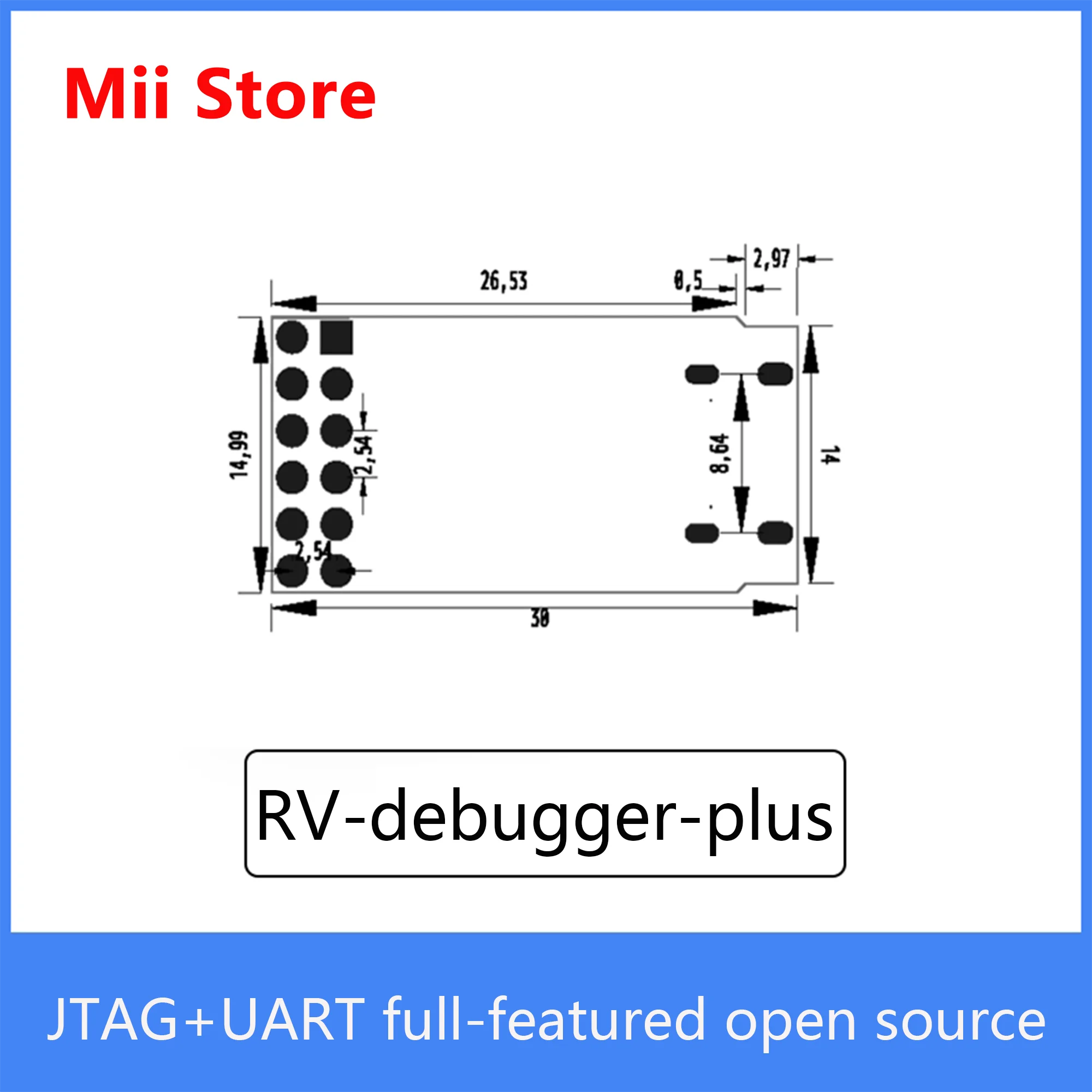 Sipeed RV-отладчик-plus JTAG + UART BL702 полнофункциональная поддержка открытого исходного