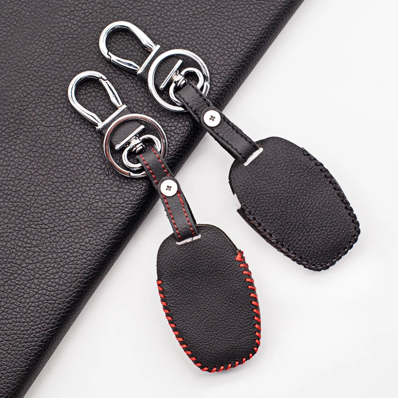 

Hot Sale Soft Leather Car Key Case Cover for Renault clio dacia logan megane espace kangoo duster twingo 2 Buttons Key Bag