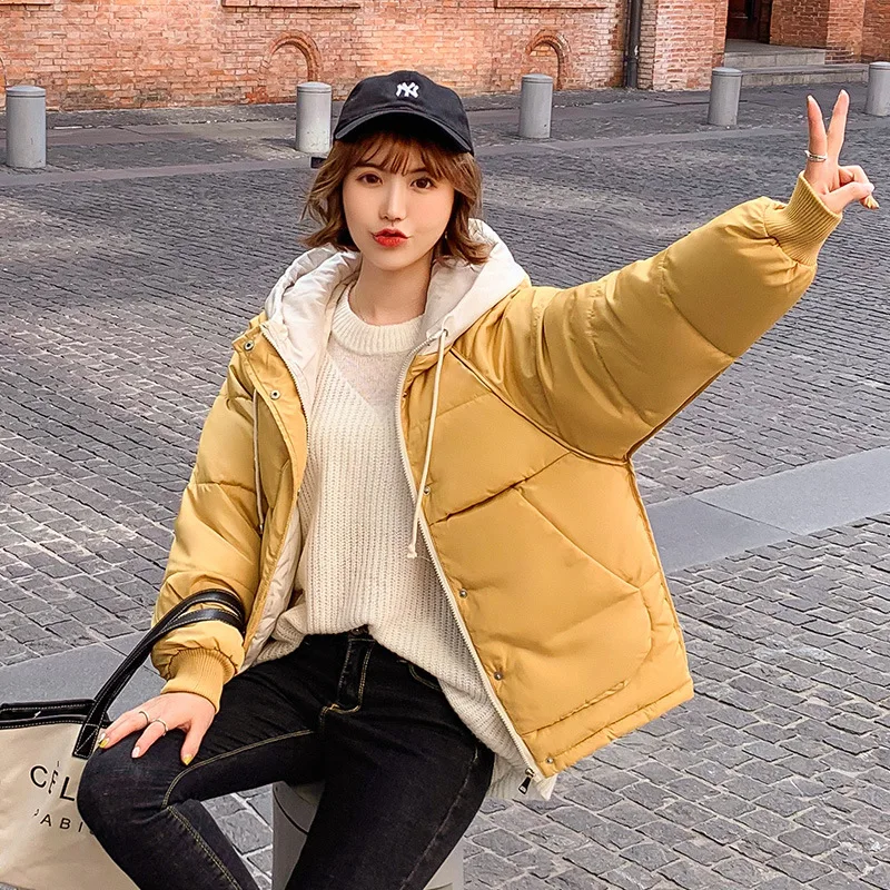 2019 Женское зимнее пальто больших размеров Толстая Повседневная Зеленая парка