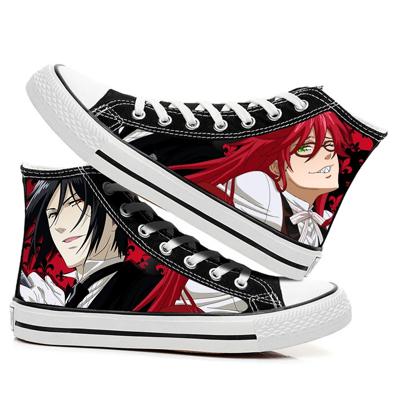 

Anime Black Butler Ciel Sebastian Casual Canvas Shoes Sneakers