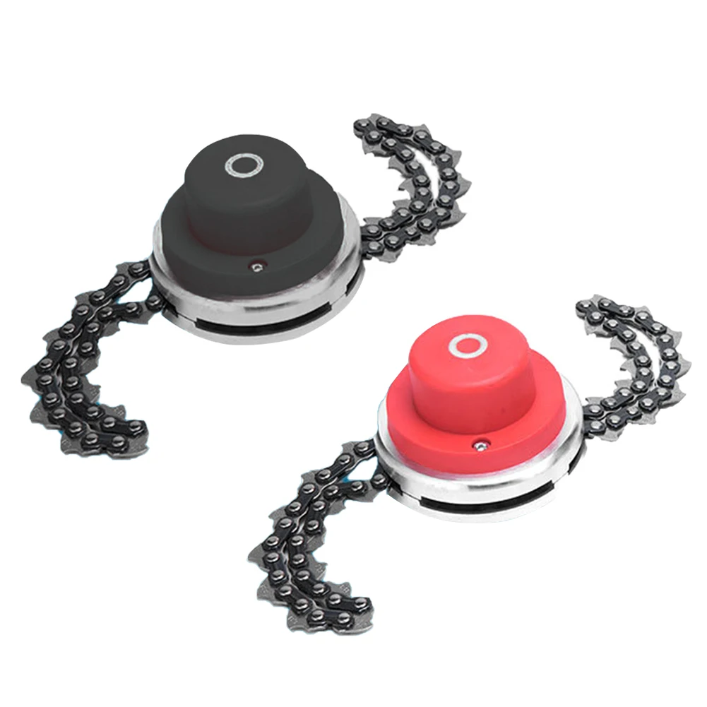 

2pcs Portable Mower Chain Type Chain Blade Manganese Steel Wood Cutting Chainsaw Woodworking Accessories Trimmer Head Chain