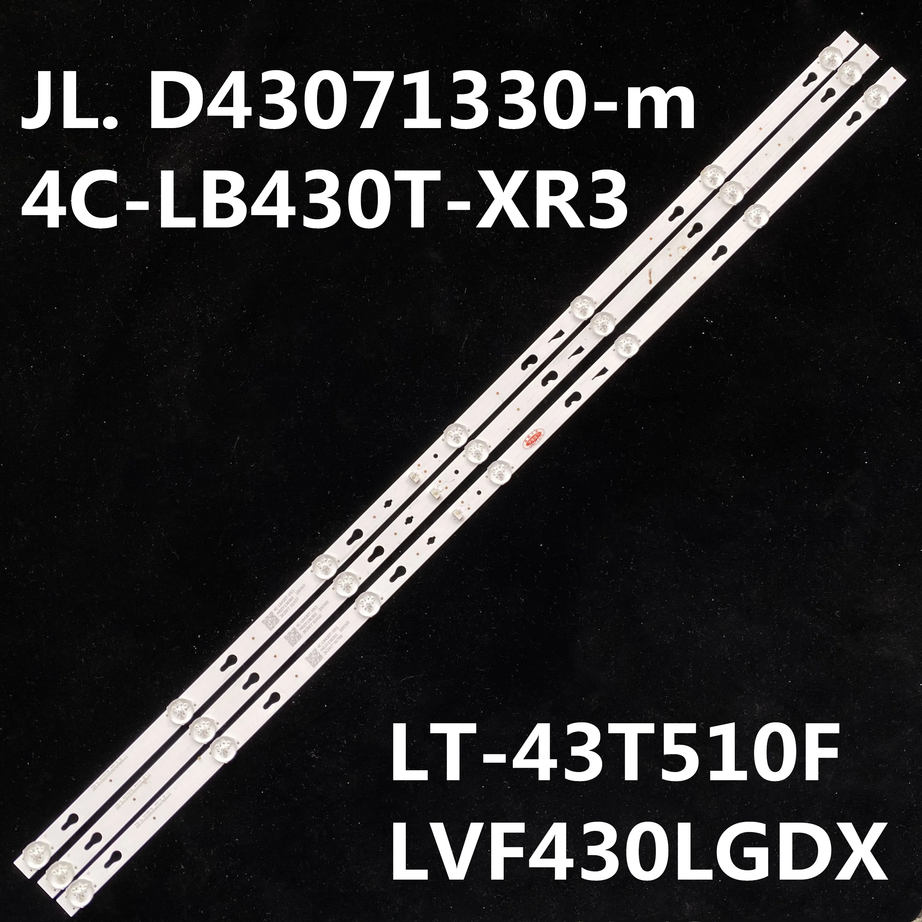 792 мм Светодиодная лента для подсветки 7 ламп 43 lcd tv JL. D43071330 m 4C LB430T XR3 LT 43T510F LVF430LGDX E0023