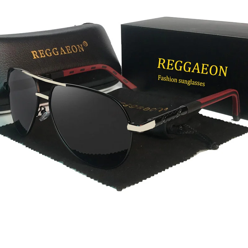 Новые роскошные мужские и женские солнечные очки Большого размера Классического бренда Дизайнер Пилот Поляризованные Очки для вождения Ретро Гафы de сол.