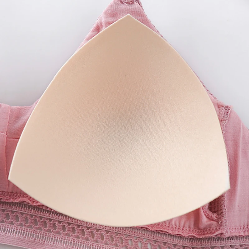 

SALSPOR Push Up Bralette Women French Triangle Cup Wireless Padded Bra Sexy Backless Adjustable Shoulder Strap Bra