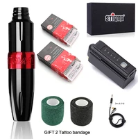 new complete beginner tattoo kit motor pen permanent makeup machine set usa tattoo power supply set cartridge tattoo needles