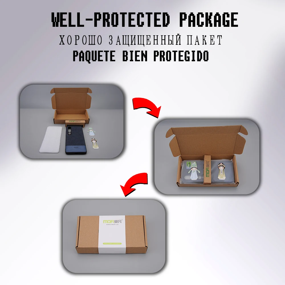 

Redmi 6 Case For Xiaomi Redmi 6 Pro Case Cover Mofi For Xiaomi Redmi 6 Case Pu Leather Grain Back Cover Business Redmi6 Pro