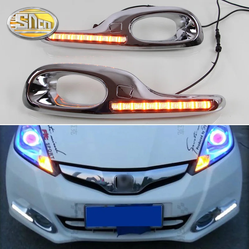 Для Honda Fit Jazz 2011 2012 2013 дневной ходовой светильник светодиодный DRL противотуманный